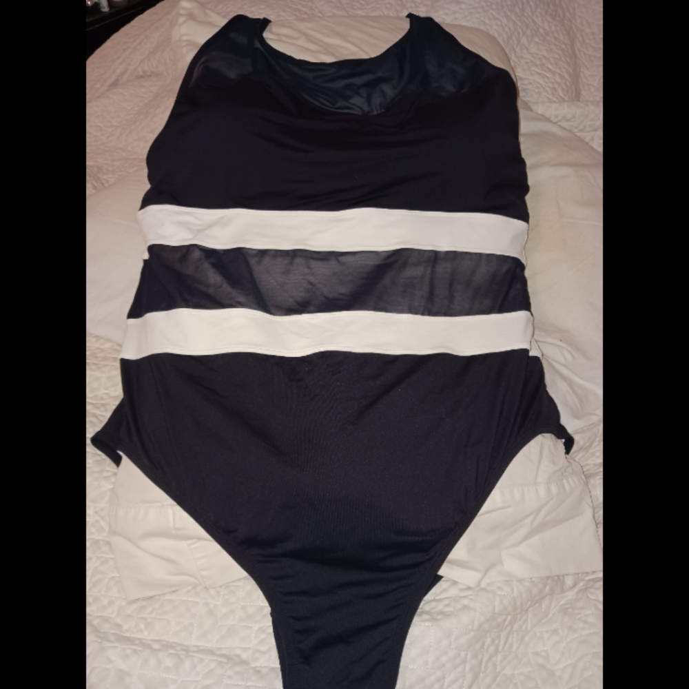 Anne Cole Signature Swimsuit With Mesh Detail